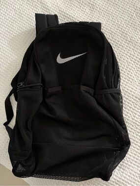 Nike Black Mesh Backpack **New without tag**
